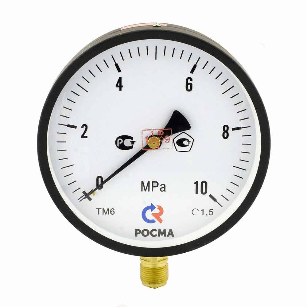 ТМ-610 IP54 манометр специального исполнения диаметром корпуса 150 мм ...